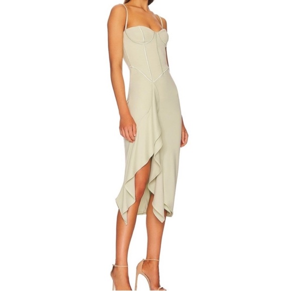 NWT Katie May Douzen Dress Sage - Picture 2 of 3
